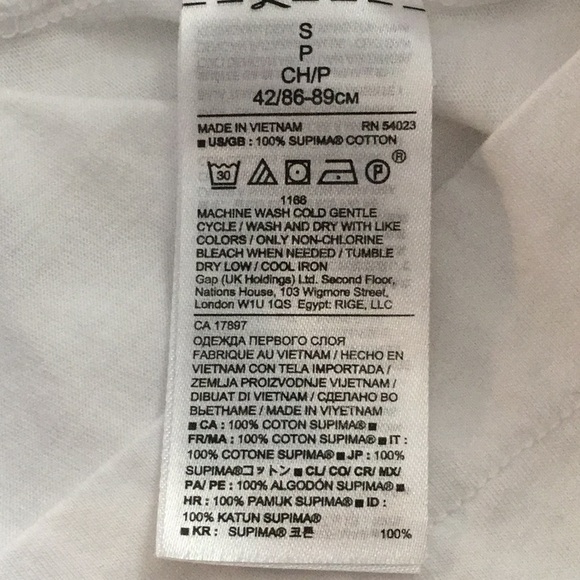 Banana Republic Cold Shoulder Tie Tee - Picture 8 of 8